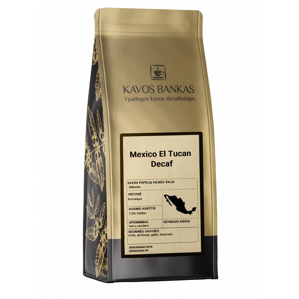 KAVA be KOFEINO Mexico El Tucan Decaf, 250 g