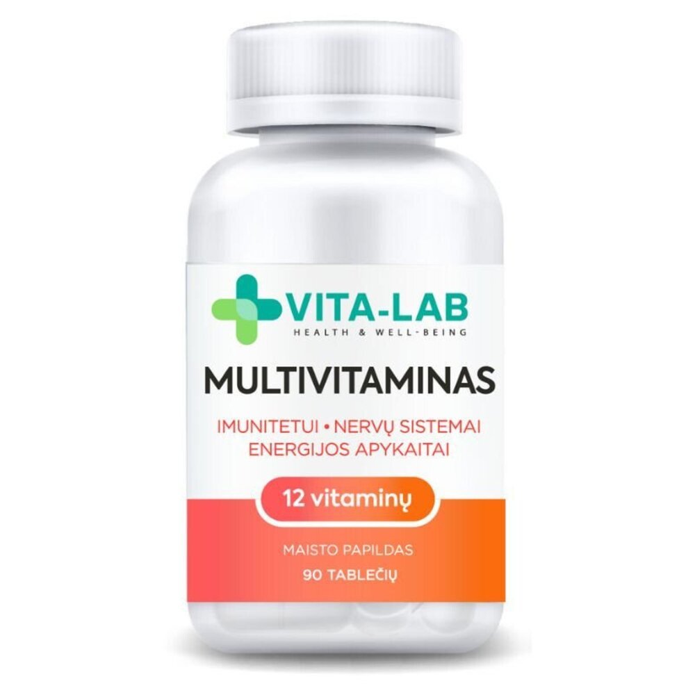 VITA-LAB maisto papildas Multivitaminas 12 komponentų, N90